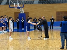 わたSHIGA輝く国スポバスケットボール競技（少年女子）表彰式の写真
