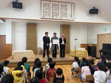 草津産米の寄贈に伴う感謝状贈呈式の写真