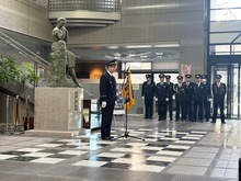 消防団年頭訓示の写真