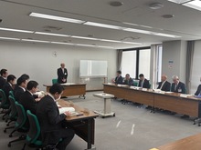 草津市土地開発公社理事役員会の写真