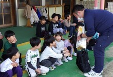 精米を届けてくださった時の写真