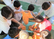 ビー玉を外している写真