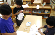 ビー玉で絞りをつけている写真