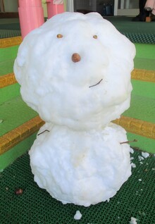 雪だるまの写真