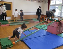 アスレチックコーナーの様子