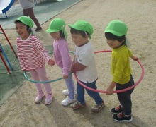 電車ごっこの様子