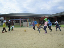 ころがしドッジボールの様子