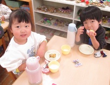 食べている写真