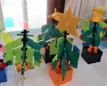 5歳児のラキュー作品