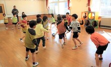 サッカーの様子（5歳児）