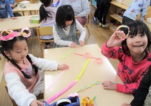 紙編みで作品作り