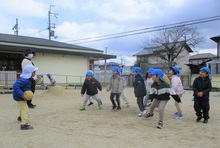 転がしドッジボールの様子