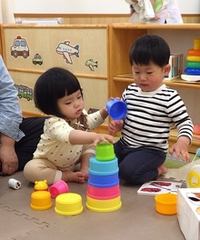 1歳児の遊びの様子
