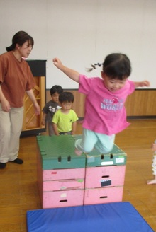 運動遊びの写真