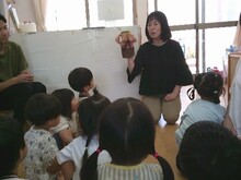 いぬまるくんが登場です。