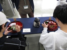 茶道体験の様子