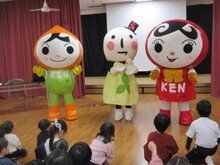 あゆみちゃん、まもるくん、たまちゃん