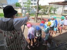 水遊びのようす4