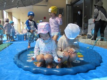 水遊びのようす1