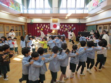 並んでいるようす