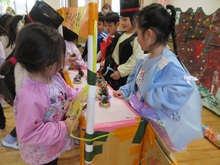 おみくじで何があたるか楽しみにしています